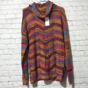 NWT OVLA sweater colorful